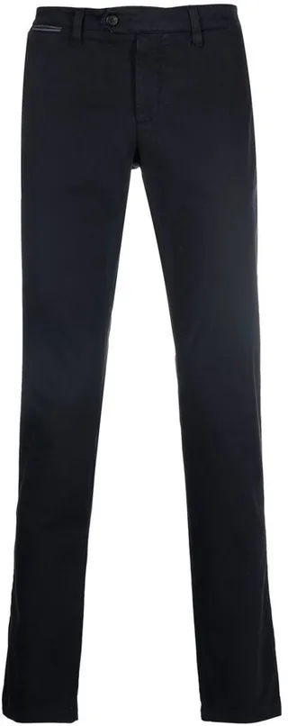 Mid-Rise Slim-Fit Trousers