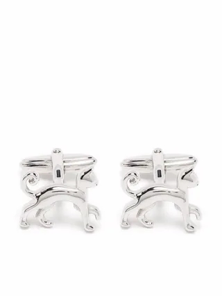 Silver Cat Cufflinks