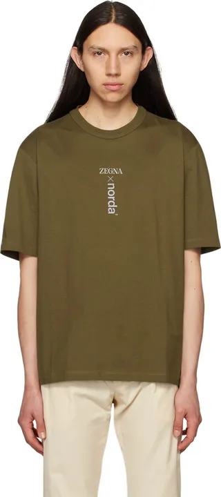 ZEGNA Khaki norda Edition T-Shirt