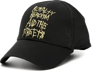 Slogan-Embroidered Cap