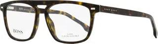 Hugo Boss Men's Square Eyeglasses B1128 086 Havana 54mm