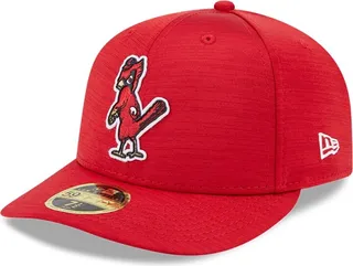 Men's New Era Red St. Louis Cardinals 2023 Clubhouse Low Profile 59FIFTY Fitted Hat