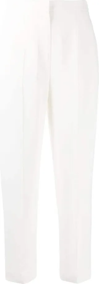 High-Waisted Cropped Trousers