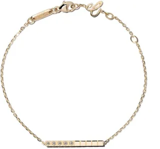 18kt yellow gold Ice Cube Pure diamond bracelet