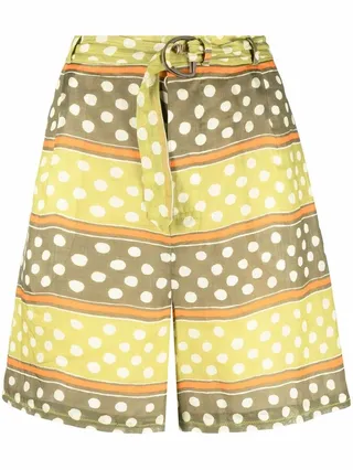 Polka-Dot Print Shorts