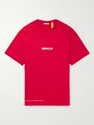 7 Moncler FRGMT Hiroshi Fujiwara Printed Cotton-Jersey T-Shirt