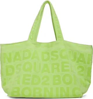 Sponge jacquard tote bag