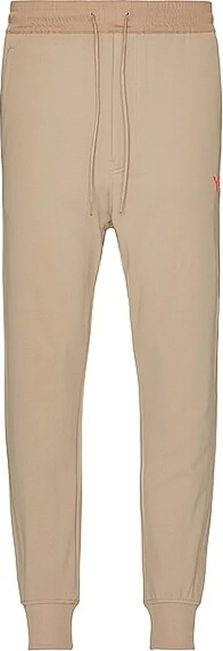 Y-3 Yohji Yamamoto M CL CF Track Pant in Cream