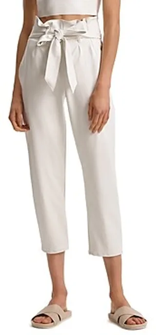 Commando Faux Leather Paper Bag Cropped Pants