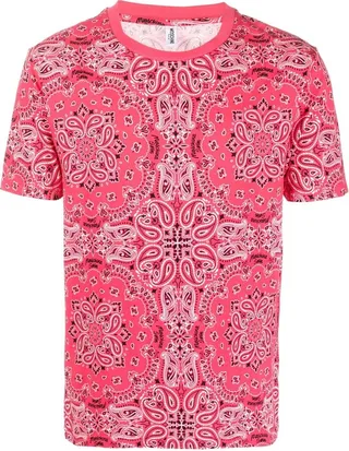 paisley-print T-shirt