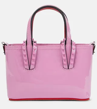 Cabata Nano patent leather tote bag
