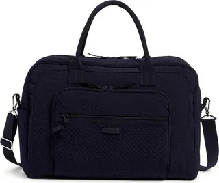 Vera Bradley Women's Microfiber Weekender Travel Bag Classic Black