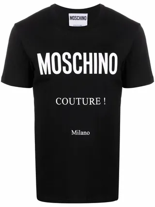 Couture logo-print T-shirt