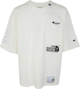 Maison Mihara Yasuhiro Logo Printed Crewneck T-Shirt