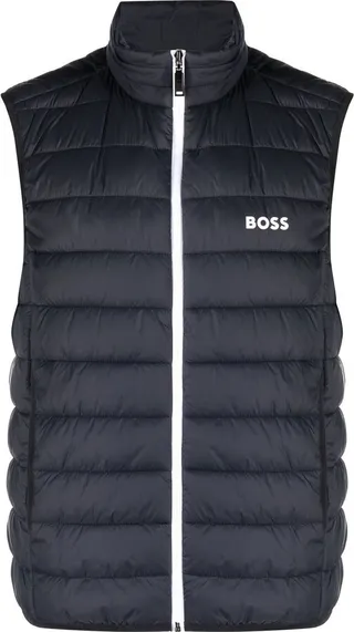 Logo-Print Padded Gilet