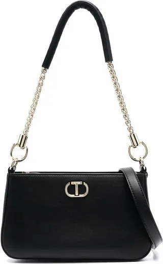 Logo-Plaque Crossbody Bag