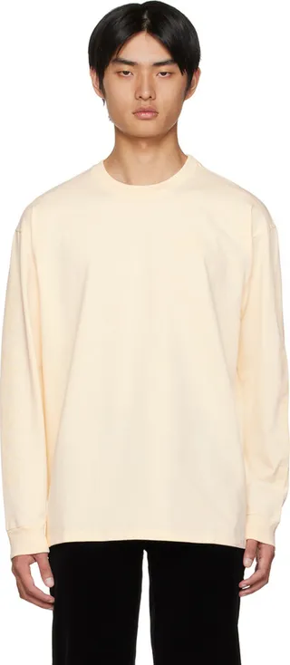 Maison Kitsuné Off-White Rue Richelieu Long Sleeve T-Shirt