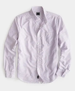 Slim Fit Favorite Oxford Shirt in Purple Stripe