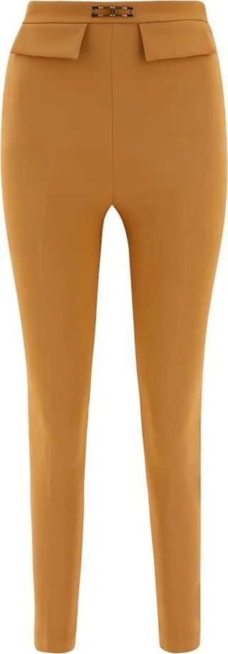 Elisabetta Franchi Tapered Slim-Fit Trousers