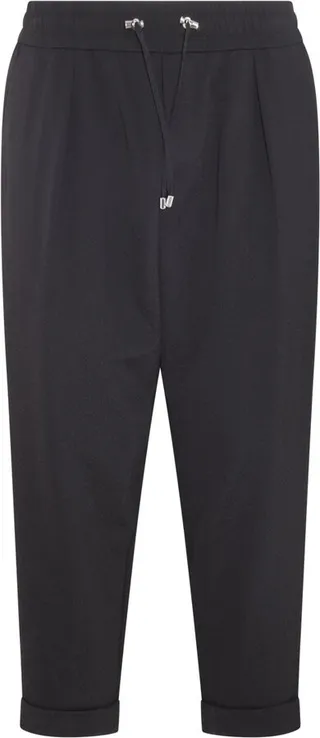 Balmain Drawstring Cropped Trousers
