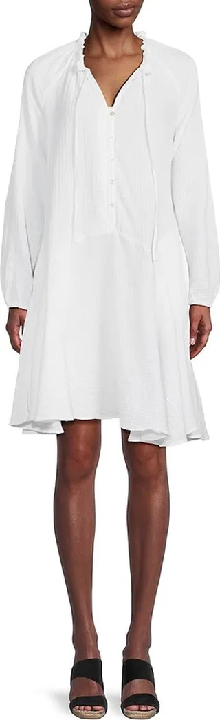 Gauze Mini Tent Dress