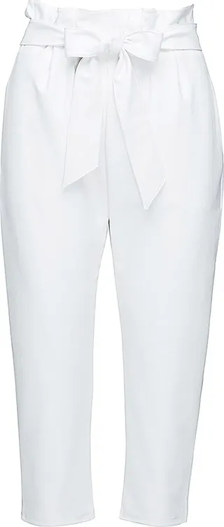 Faux Leather Paperbag Pants