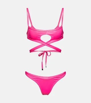 Square wrap bikini