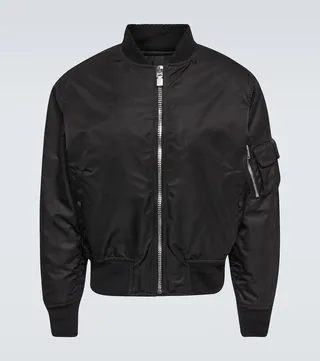 Nylon bomber jacket