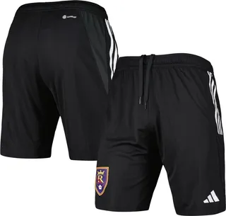 Men's adidas Black Real Salt Lake 2023 On-Field Aeroready Training Shorts