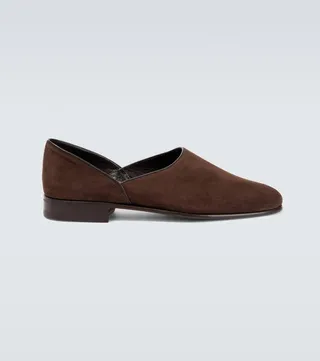 Suede loafers