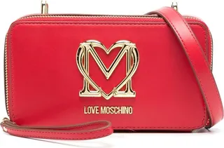 Logo-Plaque Zipped Crossbody Bag