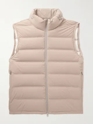 Quilted Shell Down Gilet