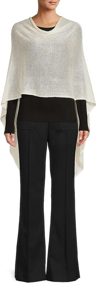 Silk & Cashmere Poncho