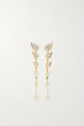 Fernando Jorge - Flicker 18-karat Gold Diamond Earrings - One size