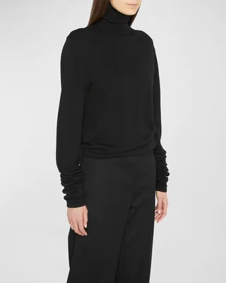 Carlus Elongated-Sleeve Turtleneck Sweater