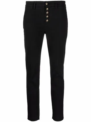 Slim-Cut Cropped Trousers
