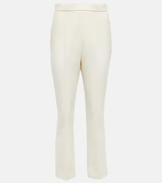 Nepeta cropped wool-blend pants