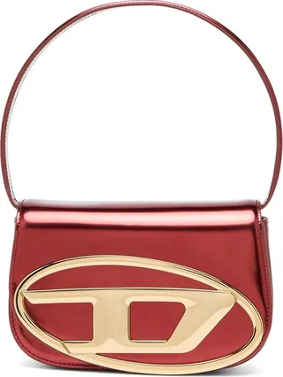 Lunar New Year Capsule x logo-plaque leather shoulder bag