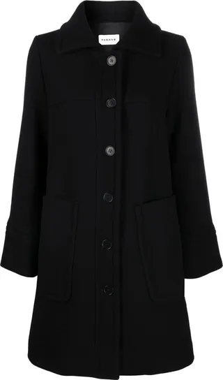 Lanna single-breasted coat