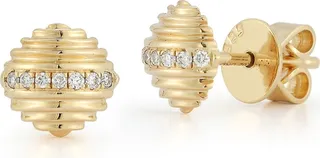 Nana Bernice Pavé Diamond Stud Earrings