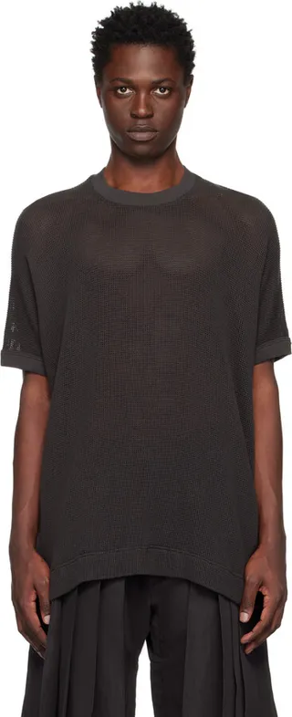 Jan-Jan Van Essche Black O-Project T-Shirt