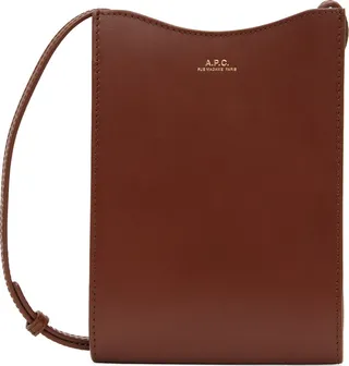 A.P.C. Brown Jamie Neck Pouch