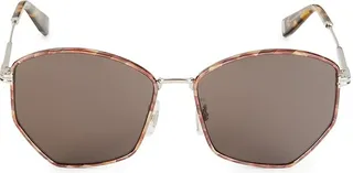 57MM Geometric Sunglasses