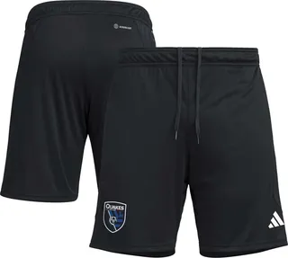 Men's adidas Black San Jose Earthquakes 2023 On-Field Aeroready Training Shorts
