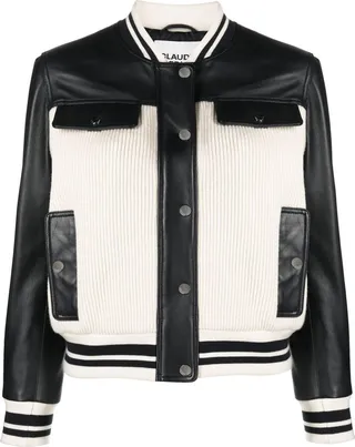 Leather Bomber Jacket