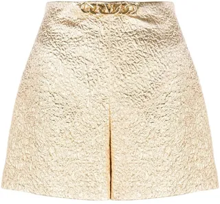 VLogo chain tailored shorts