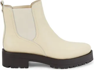 Judah Heel Leather Chelsea Boots