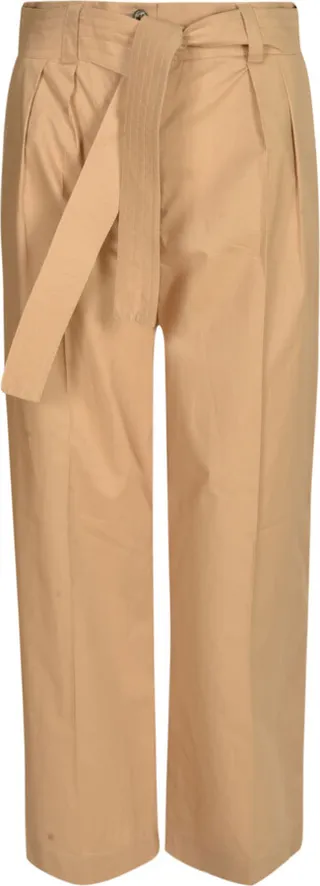 Belted Straight Trousers