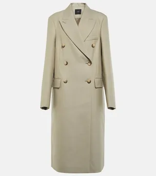Cornwall wool-blend coat