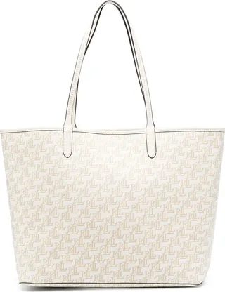Collins monogram canvas tote bag